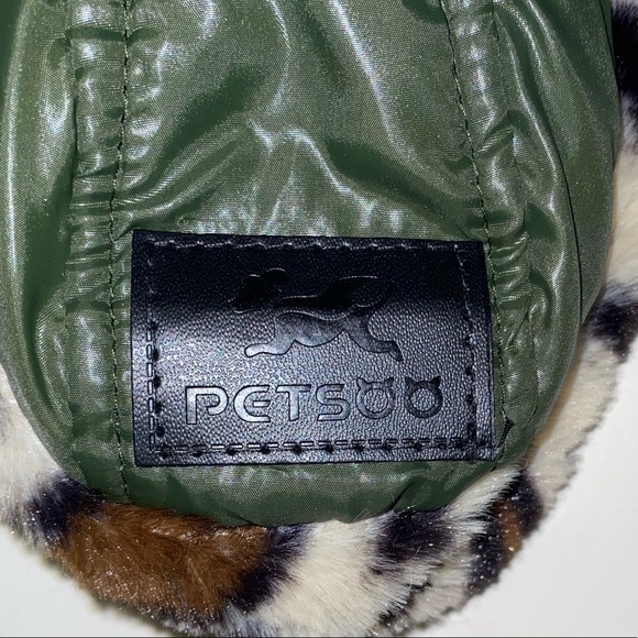 PETS - TINY DOG PUFFER COAT/JACKET - FLEECE LINES - HOOD w/Snaps - NEVER WORN - Picture 7 of 10